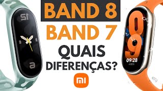 Mi Band 8 Vs Mi Band 7 Quais são as Diferenças Especificações Completas [upl. by Jessy]