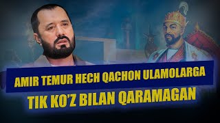 Amir Temur jang qiladigan joyida musulmon ulamolarga shahardan chiqib turishlikni iltimos qilgan [upl. by Acenahs]