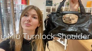 Miu Miu Turnlock Shoulder Bag Review [upl. by Lani]