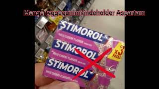 Her er Stimorol tyggegummi med Aspartam du skal undgå ❌️ [upl. by Orodisi826]