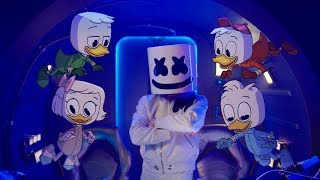 Marshmello x DuckTales  FLY Music Video [upl. by Nonarb]