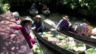 Mercado Flotante de Bangkok  Tailandia  Damnoen Saduak Floating Market  Thailand [upl. by Campbell]