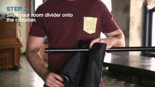 Freestanding Room Divider Kit How To Video DivideAndConquer [upl. by Adnawaj]