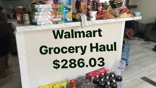 Walmart Grocery Haul [upl. by Enomys]