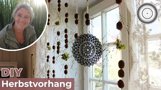 DIY  AUSSERGEWÖHNLICHE Herbstdeko für dein Fenster [upl. by Giamo]