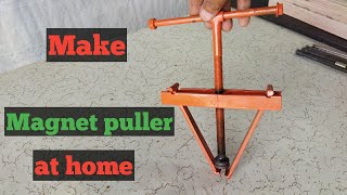 How to make motorcycle magnet puller at home  bearing puller [upl. by Eeb283]