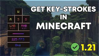 121 How to download and install keystrokes mod in minecraft 121 [upl. by Williams]