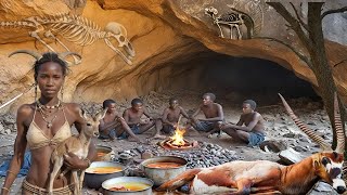 Inside The Incredible World Of The Hadzabe Tribe  Hunting Cooking amp Surviving [upl. by Charlean]