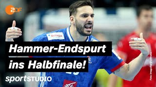 Dänemark – Frankreich Highlights  HandballEM 2022  sportstudio [upl. by Claudell67]