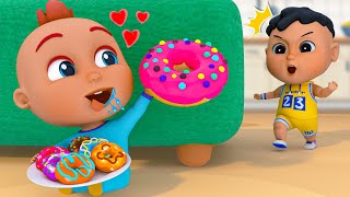 Donuts Are The Best  Learn To Count Songs  RaydenCoco Nursery Rhymes amp Kids Songs [upl. by Cordie627]