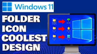 How To Customize Folder Icon into Coolest Design in Windows 11  Quick amp Easy Tutorial [upl. by Manny]