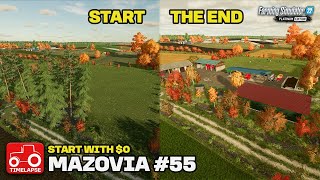 FINAL EPISODE Mazovia Start With 0 Farming Simulator 22 Timelapse  55 [upl. by Gerome]