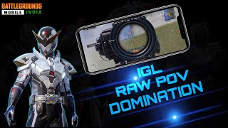 IGL RAW POV  32 POINTS DOMINATION  CALIVER GAMING ♥️ [upl. by Howlond]