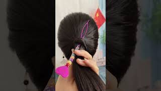 back to school hairstyles  easy hairstyleBeautiful and simple hairstyle for short hairyoutube [upl. by Heda]