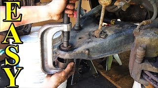 How to Replace a Lower Ball Joint short quick version [upl. by Angid]