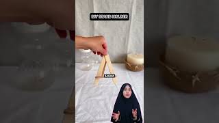 DIY STAND HOLDER diy kreasi craft [upl. by Kerman]