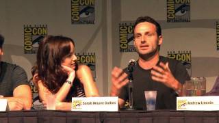 ComicCon Panel The Walking Dead [upl. by Nayd]