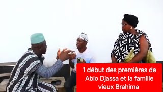 le début des premières de Ablo Djassa et la famille vieux Brahima 1 [upl. by Auqenahc786]