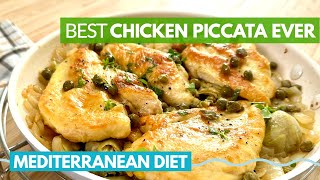 Best Chicken Piccata Recipe  lemon chicken piccata  easy mediterranean diet recipes [upl. by Aligna]