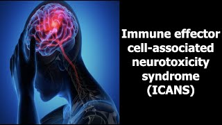 Immune effector cell associated neurotoxicity syndrome ICANS [upl. by Weasner]