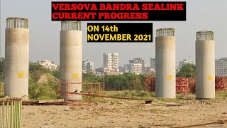 Versova Bandra sea link latest update  VBSL project progress  Mumbai  mfk vlogs [upl. by Anstice]