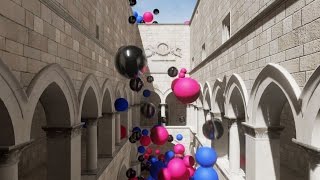 UE4 Archviz test  Sponza Atrium [upl. by Nnayrb]