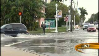 Caloosahatchee causing major flooding in Downtown Ft Myers [upl. by Oninotna]