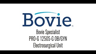 Bovie Specialist  PROG 1250SG OBGYN Electrosurgical Unit · Medical Equipment Sales amp Repair [upl. by Ynamrej]