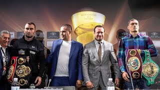 УСИКГАССИЕВ Прессконференция  Usyk vs Gassiev  Final Press Conference [upl. by Oiciruam696]