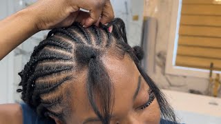 This is how you braid your own hair  Another Braiders Perspective [upl. by Aneert]