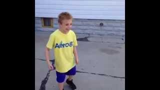 Kid gets hit with a basketball [upl. by Jahdai]