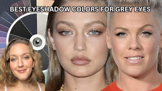 BEST EYESHADOW COLORS FOR GREY EYES [upl. by Notterb12]