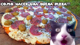 Como Hacer Masa Para Pizza o Pre pizza Fácil Deliciosa y Perfecta [upl. by Noimad]