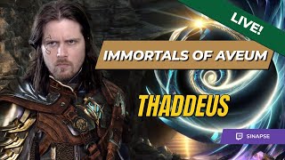 LIVE 🧙‍♂️ Thaddeus Part 4  Immortals of Aveum [upl. by Trudi]