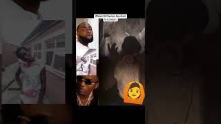 the moment wizkid snubbed davido in London trendingvideo [upl. by Eilram]