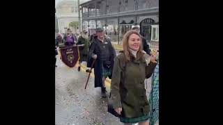 Parade of Tartans at Mount Dora Scottish Highland Festival 2024 [upl. by Manning]