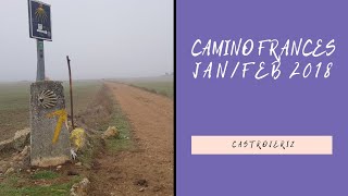 Camino Frances Winter 2018 ¦ Rabe de las Calzadas  Castrojeriz ¦¦ SimiiLila [upl. by Gniw]