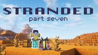 WE GOT HEALTH POTS  Stranded Badlands Minecraft Survival Challenge Part 7 [upl. by Alaaj]