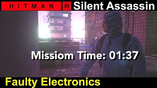 HITMAN 3  Faulty Electronics 0137  Silent Assassin  THE ELITE INSTITES FUTURE TECH 10 [upl. by Sanjiv]