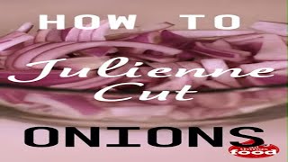 How to Julienne Cut an Onion Short [upl. by Raynor635]