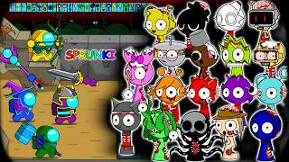 Among Us vs Sprunki Lore Zombie  Incredibox Sprunki Animation [upl. by Enirrok607]