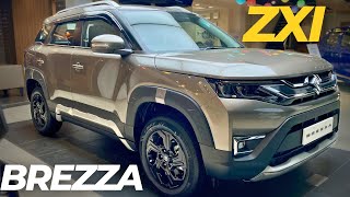 2024 UPDATED Maruti Suzuki BREZZA ZXI 😍 2nd Top Model  New 2024 BREZZA now with SMART HYBRID ✅ [upl. by Radford]