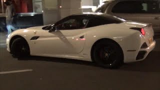 Ferrari California Tuned Roaring departure in London [upl. by Frannie302]