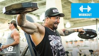 Plates of Pain  Kris Gethin Shoulder Workout [upl. by Etteinotna881]