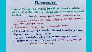 Fluxionality  മലയാളം [upl. by Brinn]