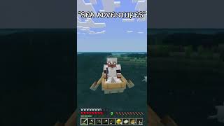 SEA ADVENTURE IN MINECRAFT shorts viral animation funny [upl. by Nnyllatsyrc]