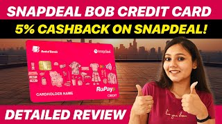 Bank of Baroda Snapdeal Credit Card Review [upl. by Adehsar]