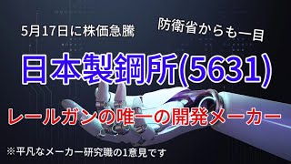 【日本製鋼所】唯一のレールガン製造国内メーカーを解説する動画 [upl. by Maegan]