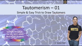 Tautomerism  1  Simple amp Easy Trick to Draw Tautomers  JEE NEET AIIMS NCERT Tautomerism [upl. by Jb]