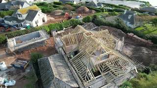 Seadrift Bigbury  Roof construction no 2 [upl. by Aicnom]